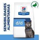 Hill's Prescription Diet Food Sensitivities d/d Pato ração para gatos, , large image number null